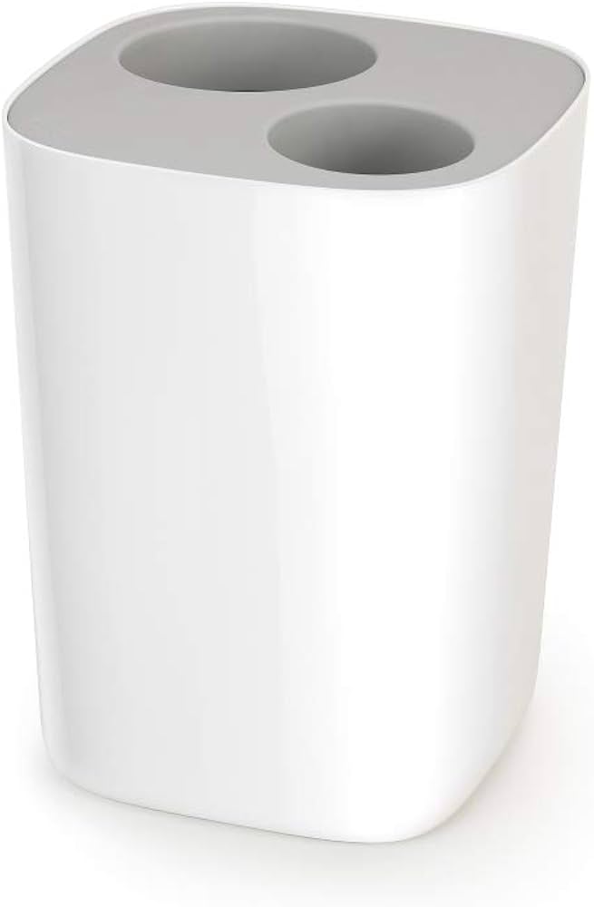 Thùng rác nhà tắm 2 ngăn Joseph Joseph 70514 Split 8L (Grey) Hàng chính hãng