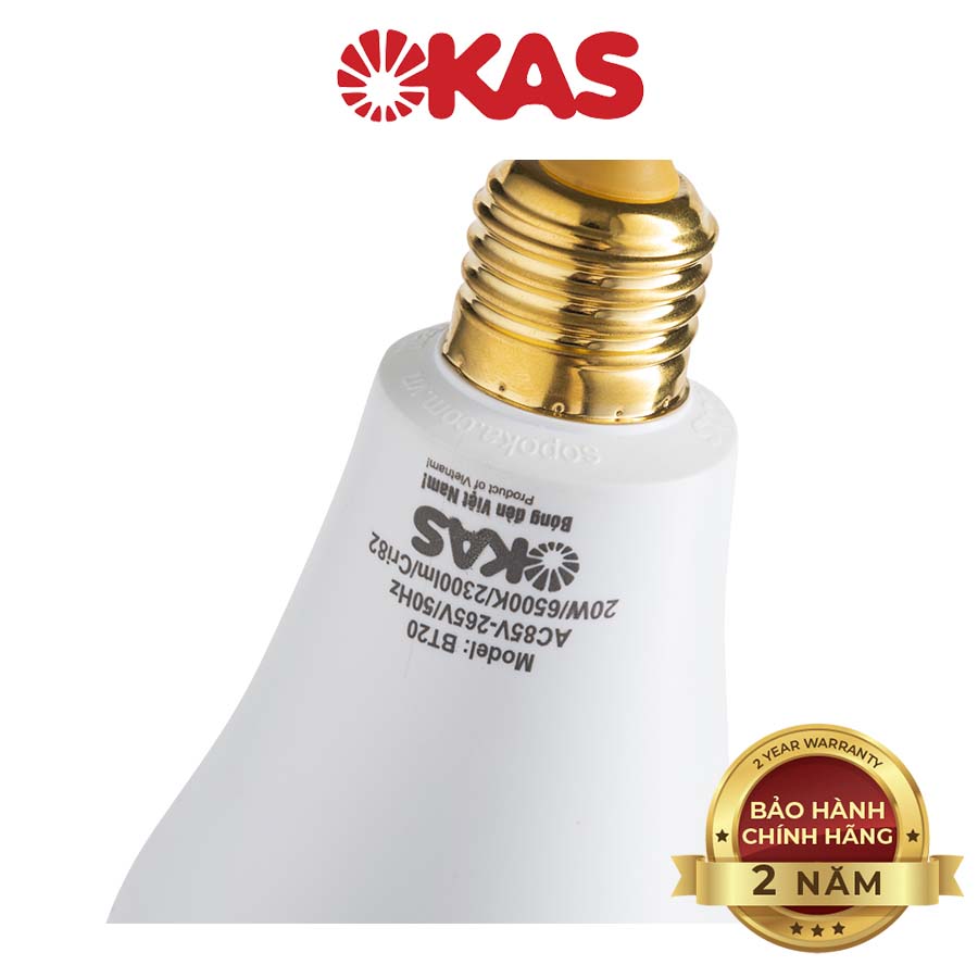 Bóng đèn LED BT OKAS 3W-20W ánh sáng trắng