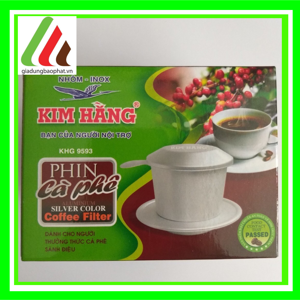 Phin cà phê nhôm cao cấp kim hằng dày dặn chắc chắn sáng đẹp chất lượng cao- pha cà phê nguyên chất