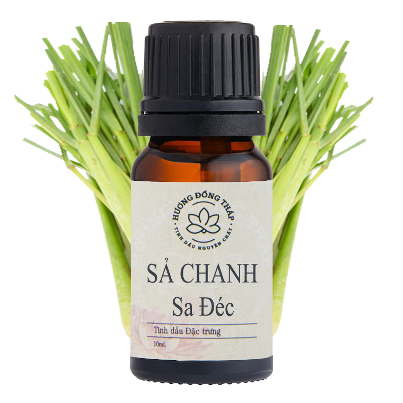 Tinh dầu Sả Chanh Sa Đéc 10mL - Hàng chính hãng