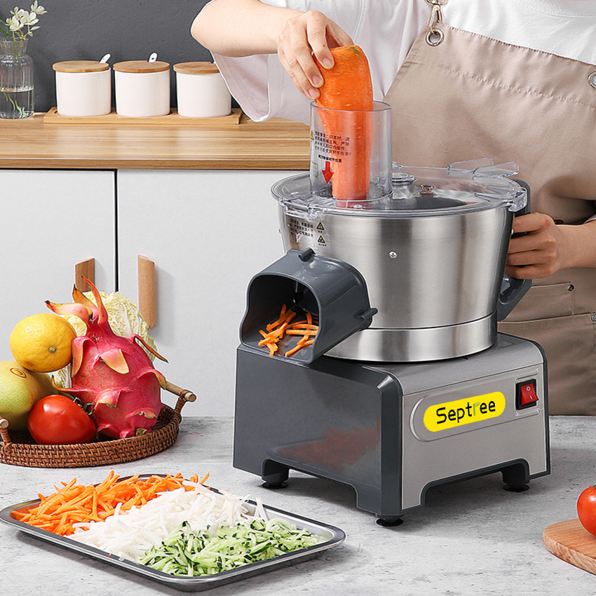 Máy Thái Rau Củ Đa Năng Septree Q1F Thương Hiệu Mỹ, Công Suất Lớn 300W Hoạt Động 8 Tiếng Liên Tục, Cắt Lát, Sợi, Hạt Lựu - Bảo Hành 1 Năm, Hàng Nhập Khẩu
