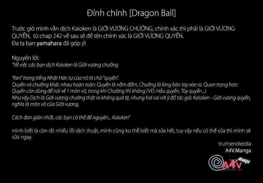 dragon ball - bảy viên ngọc rồng chapter 243 1