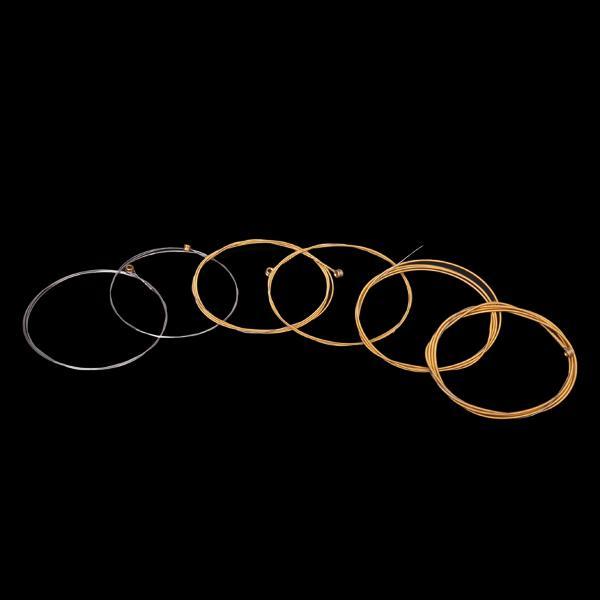 A Set Of 6 Strings For Acoustic Guitar