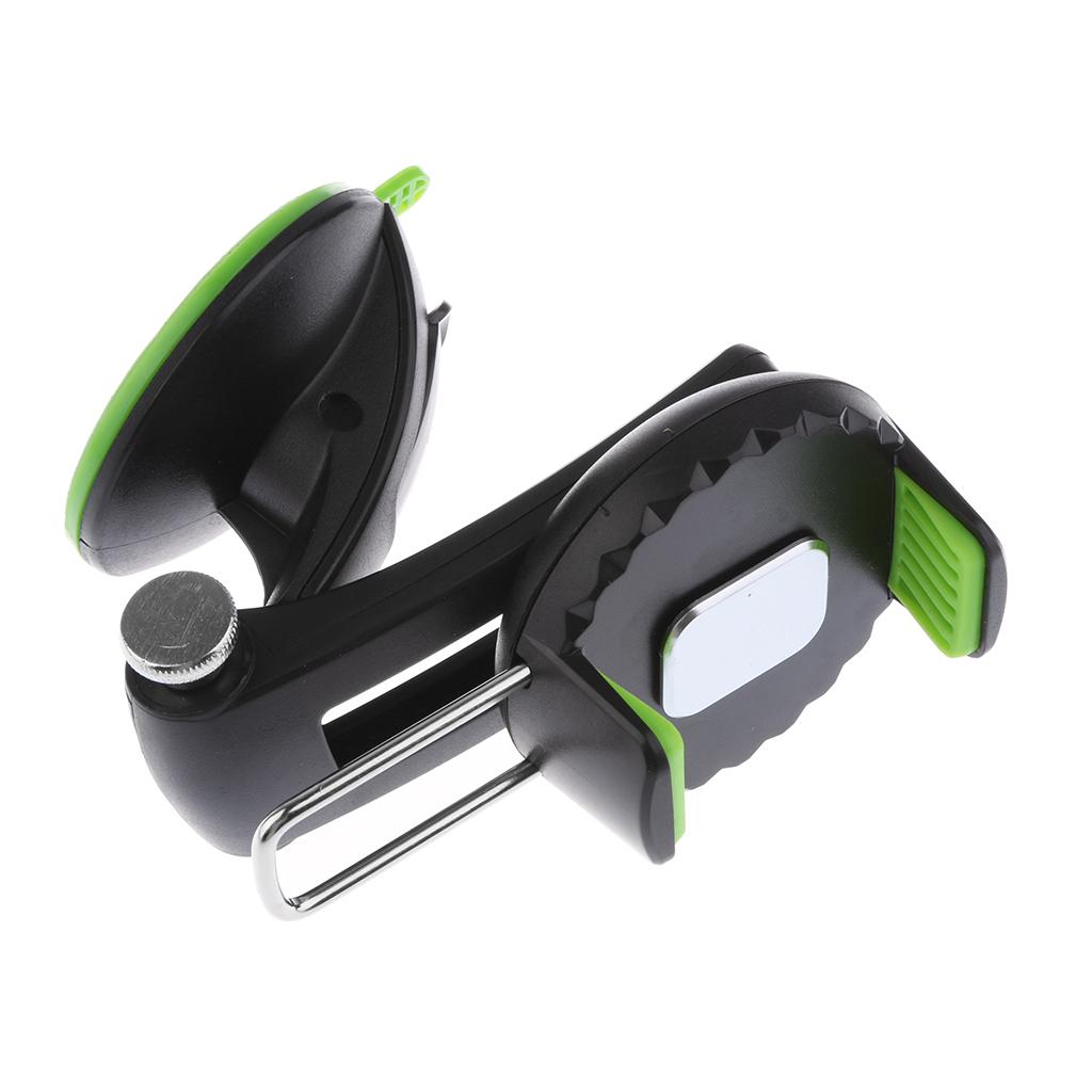Universal Car Mount Adjustable Holder Cradle for Cell Phone New green