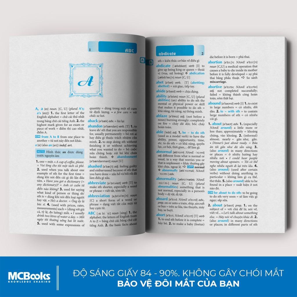 Từ Điển Anh VIệt Phiên Bản Bìa Mềm Màu Trắng - Giải Nghĩa Đầy Đủ Ví Dụ Phong Phú- Bản Quyền
