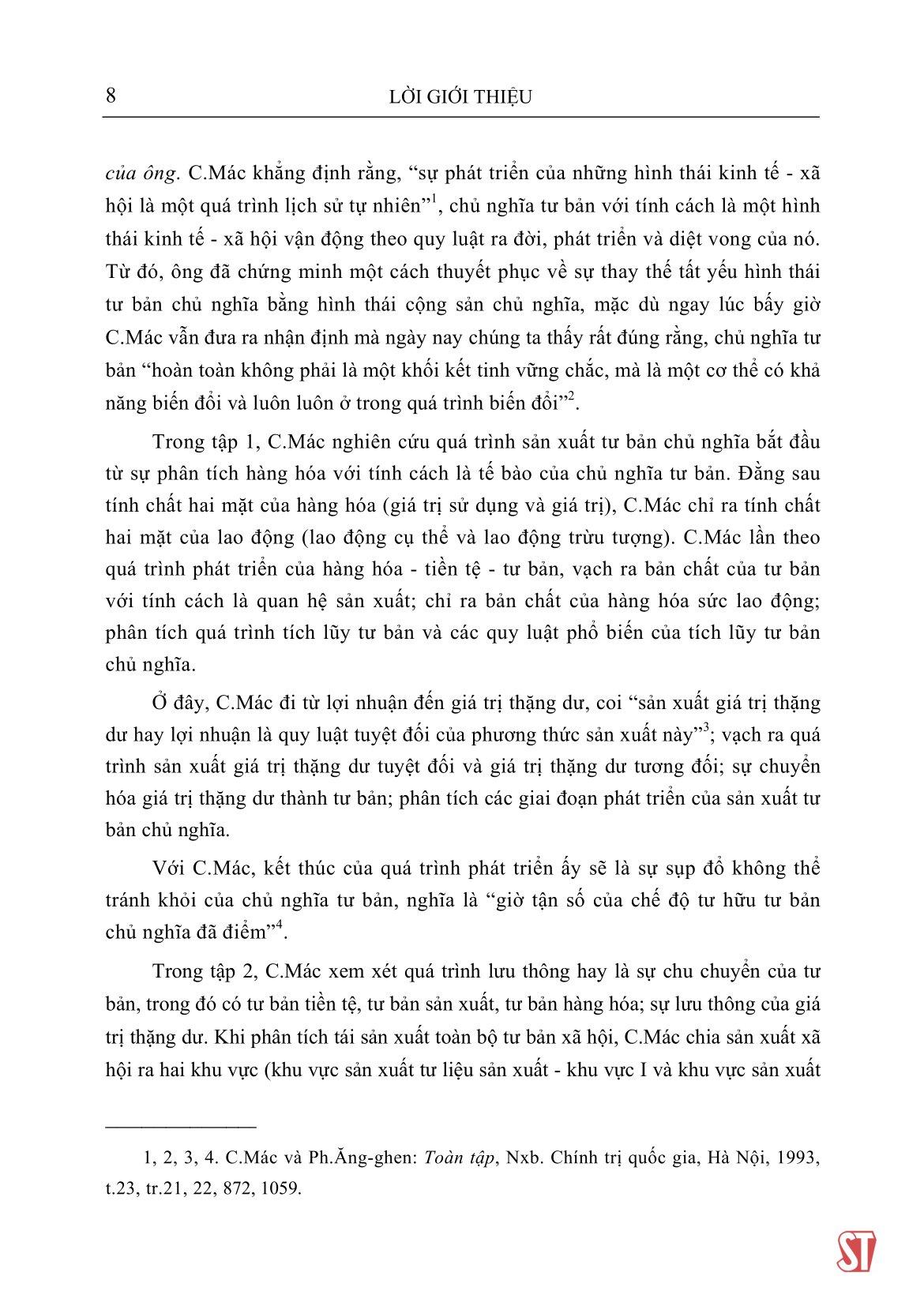 Tư Bản - Phê Phán Khoa Kinh Tế Chính Trị - Tập Thứ Ba - Quyển III: Toàn Bộ Quá Trình Sản Xuất Tư Bản Chủ Nghĩa. Phần Thứ Nhất (Chương I - XXVIII)