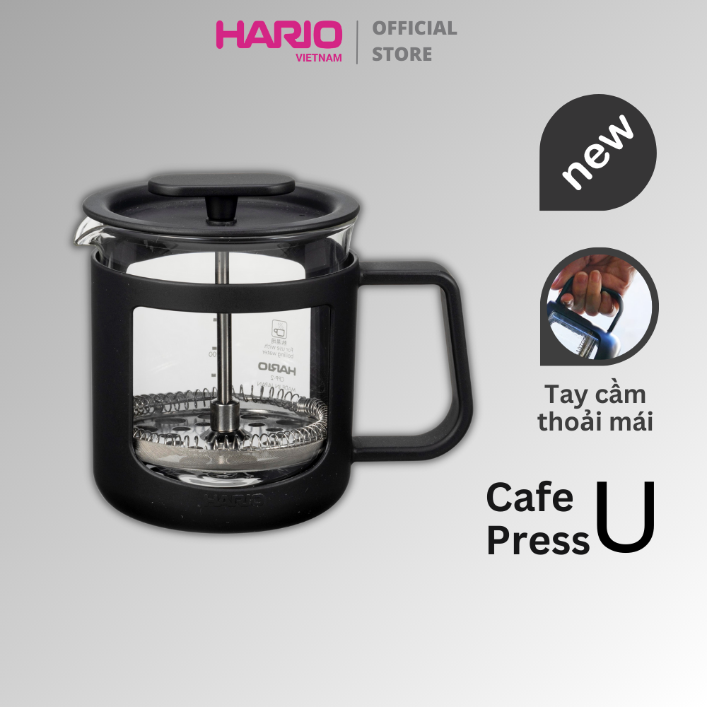 Bình ép trà cà phê kiểu Pháp Hario 300ml (CPU-2-B)