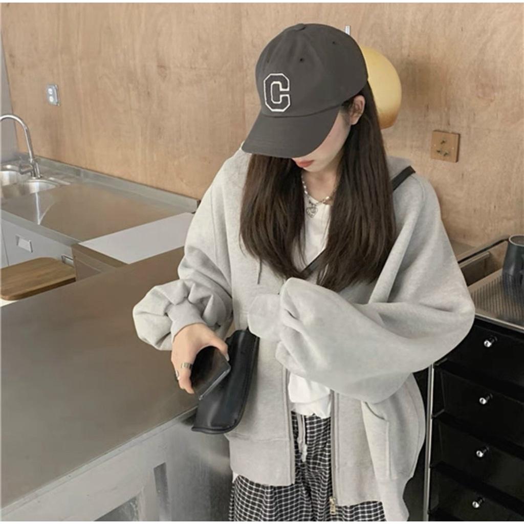 ÁO Nỉ mũ to hàng hot , khoác nỉ trơn hoodies nỉ from rộng_TP79