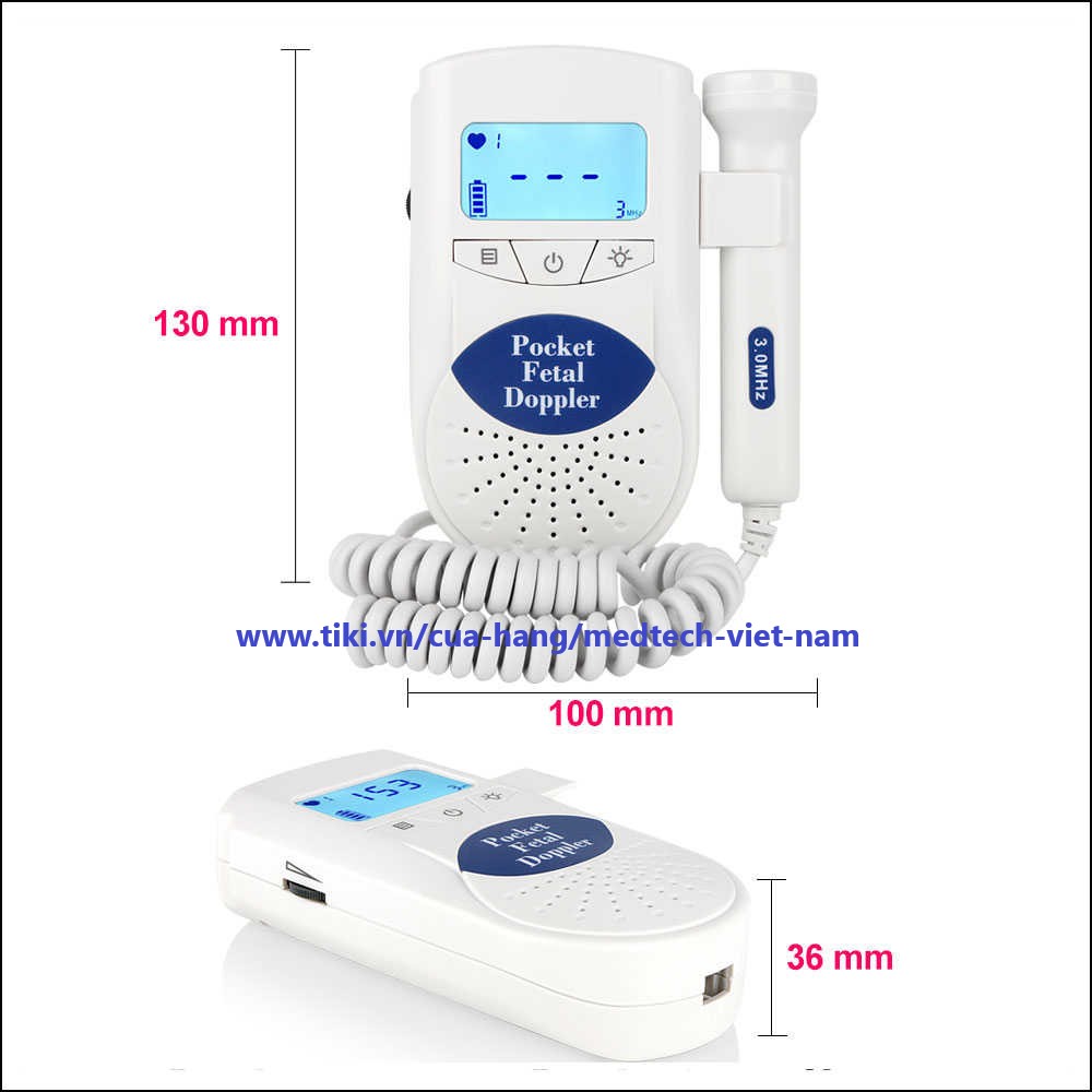 Máy Đo Tim Thai Máy Nghe Tim Thai Tại Nhà JPD-100S6 Chất Lượng Cao