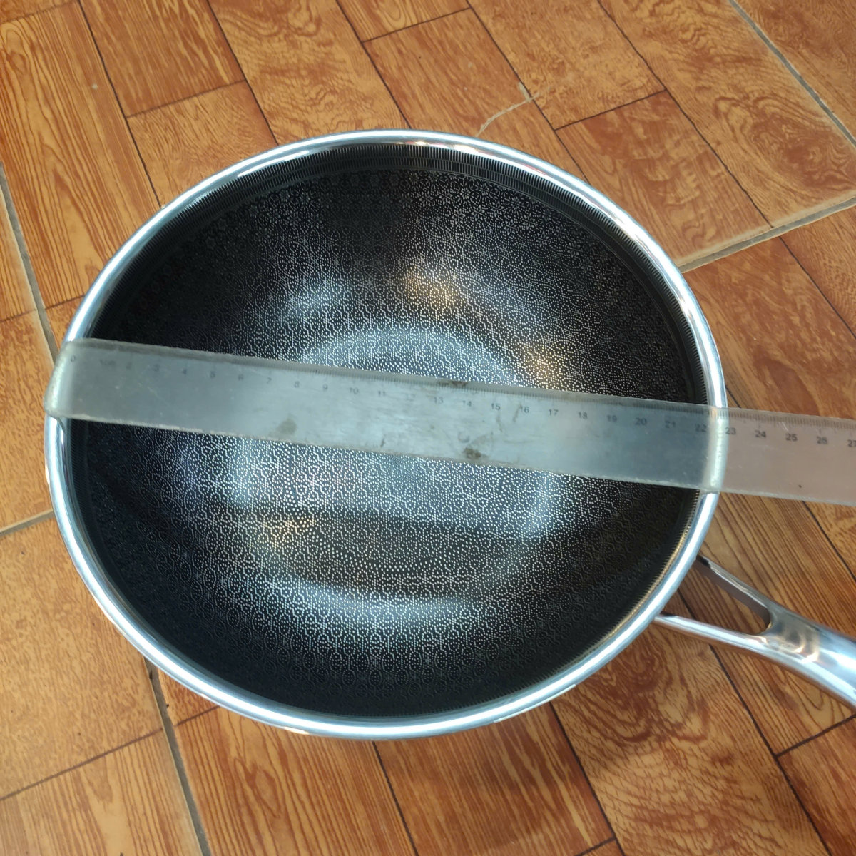 Chảo Inox 304 đúc liền chống dính Blackcube Hàn Quốc Make Up 22cm