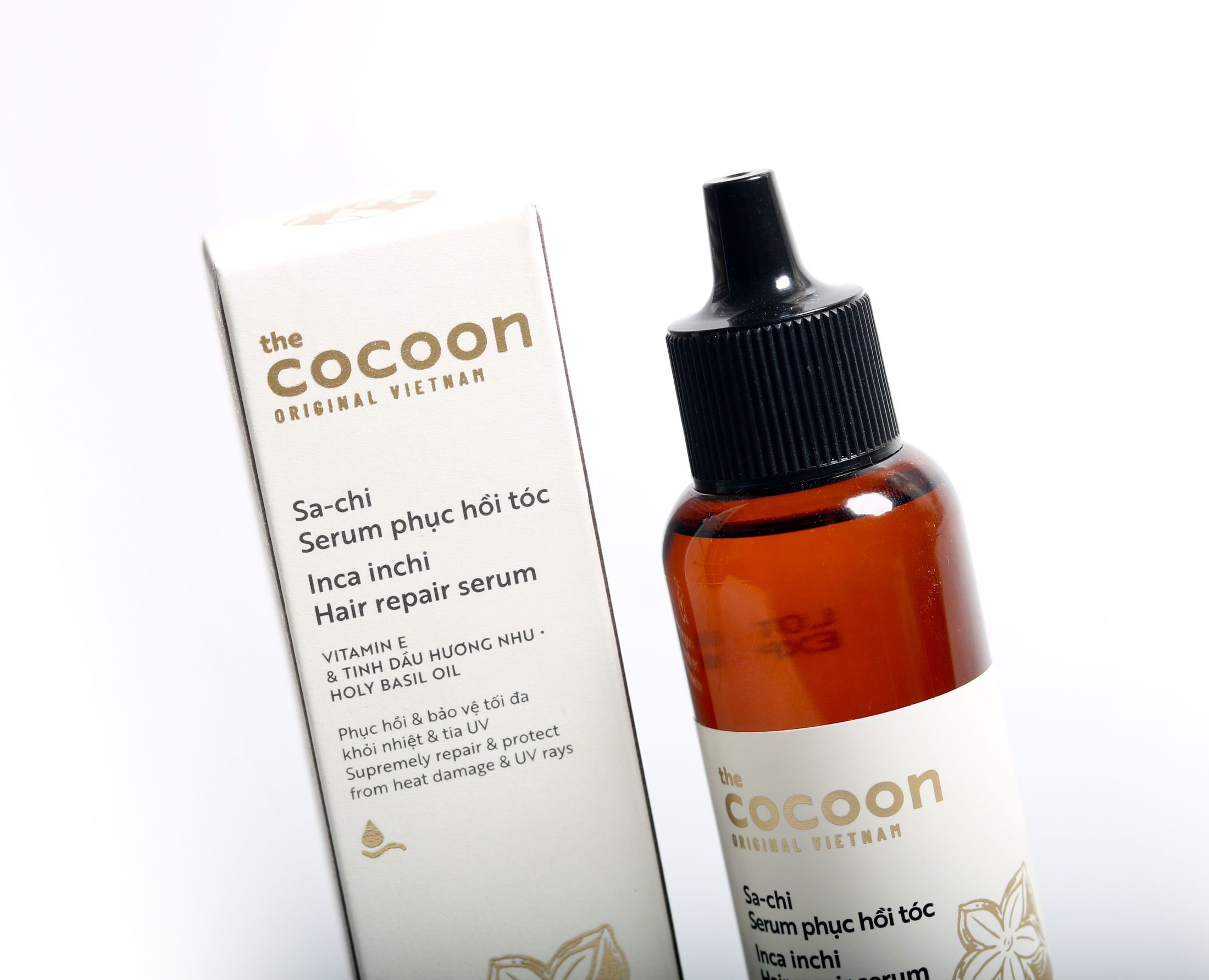 Combo 2 serum Sachi phục hồi tóc the cocoon 70ml