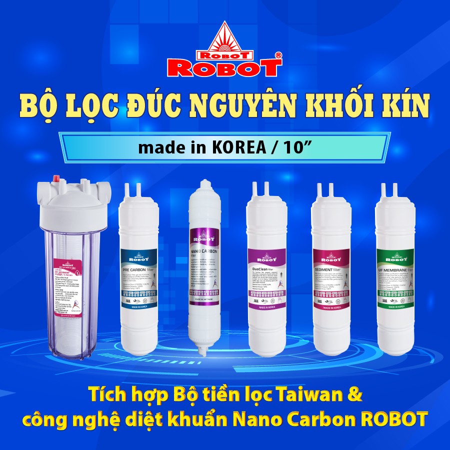 Máy Lọc Nước Ion Kiềm Nóng Lạnh ROBOT UHC 6911 - Hàng chính hãng
