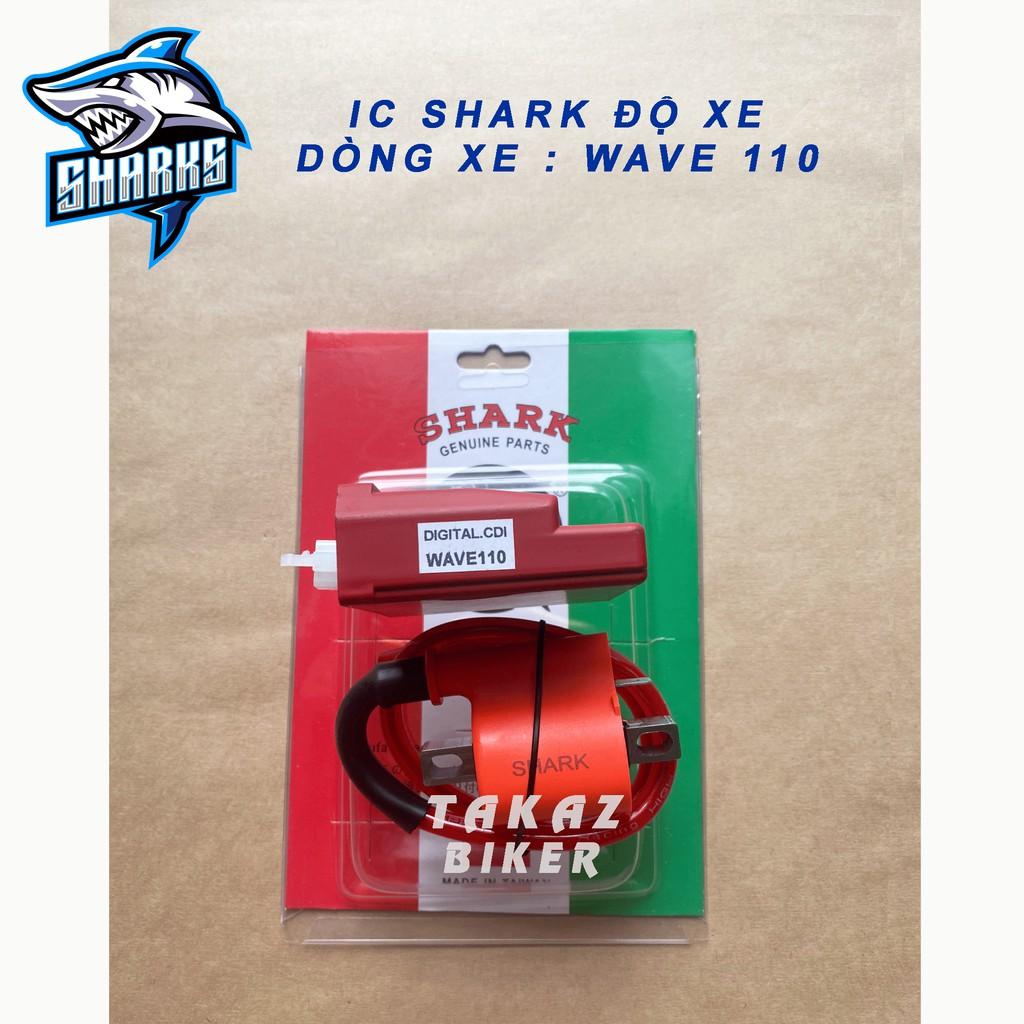 COMBO IC VÀ MOBIN SƯỜN SHARK MỞ TUA HONDA WAVE S110, RS110, RSX110 Xăng Cơ