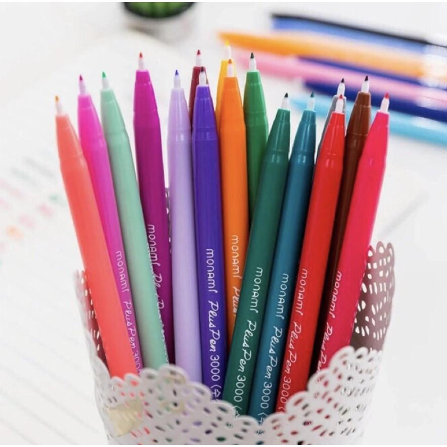Bút mực nước Monami Plus Pen - Bút Gel màu ngòi 0.3mm