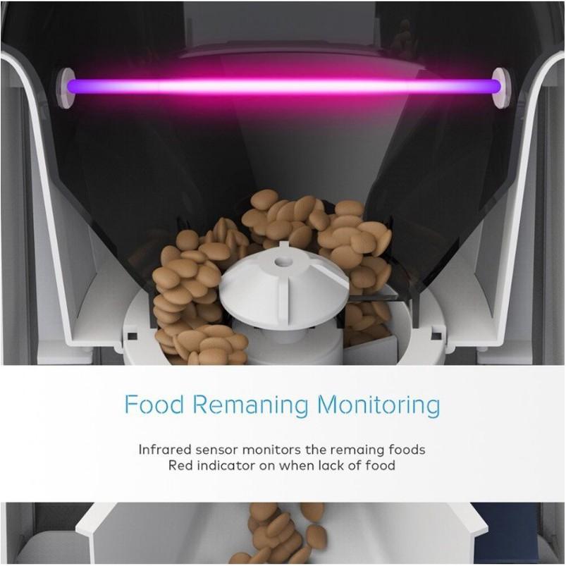 Pet Feeder 6L Máy cho thú cưng ăn LED UV&Voice - Machines for pets