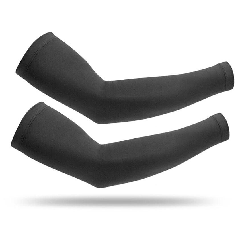 Tay áo golf cho nam giới nén tay áo chống nắng Color: black 1pair