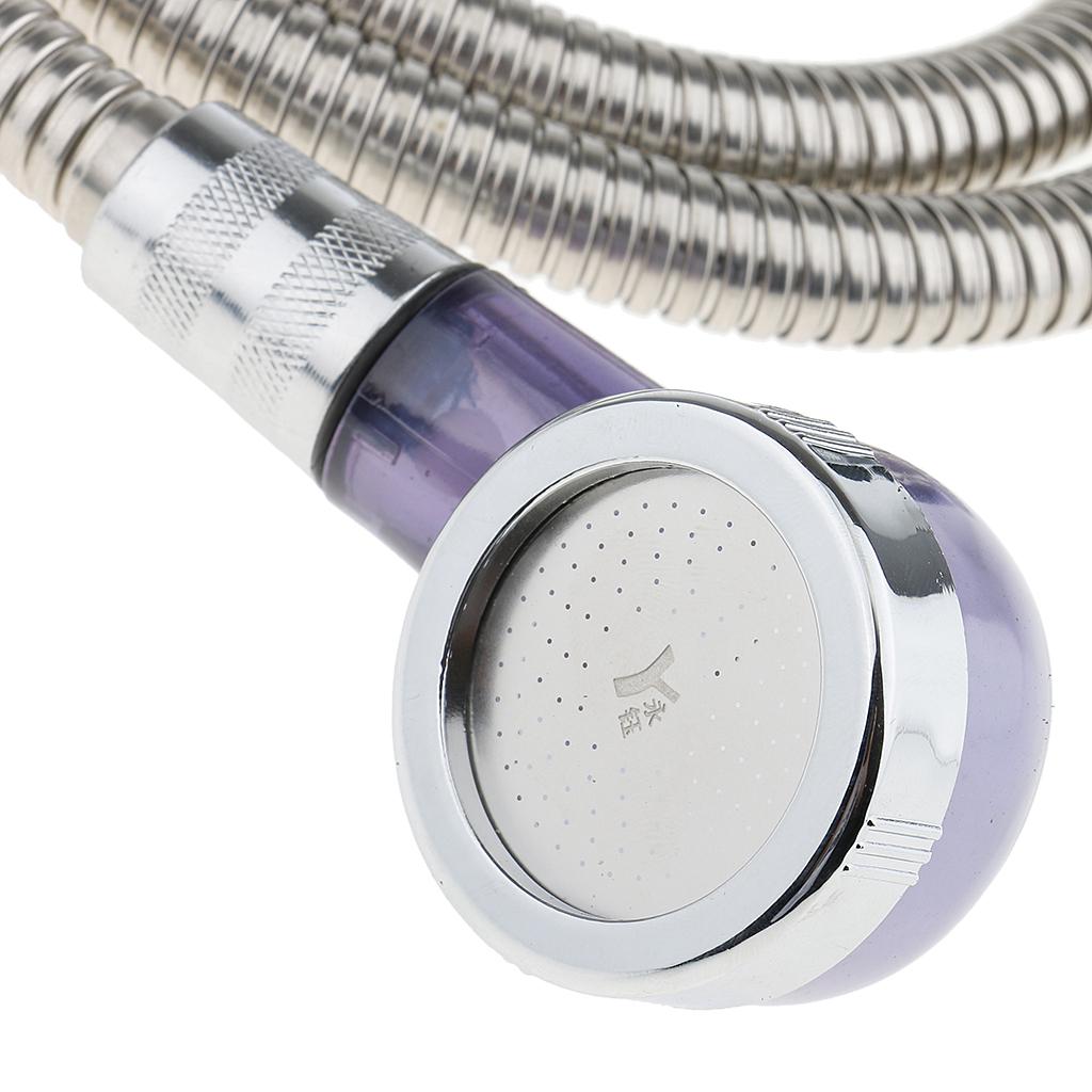 Bathroom Water Saving High Pressure Handheld Shower Head Set With 1.2m Hose