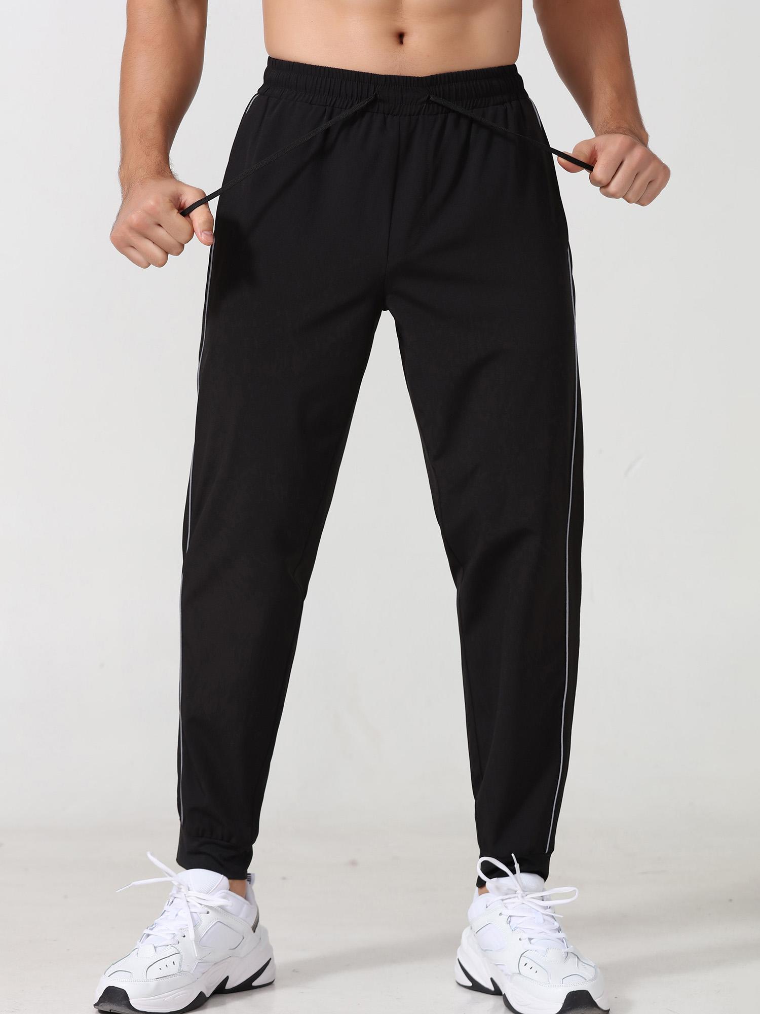 Quần Jogger Nam Quần thể thao có túi có dây phản quang Chạy bộ tập thể thao Người chạy bộ thể thao