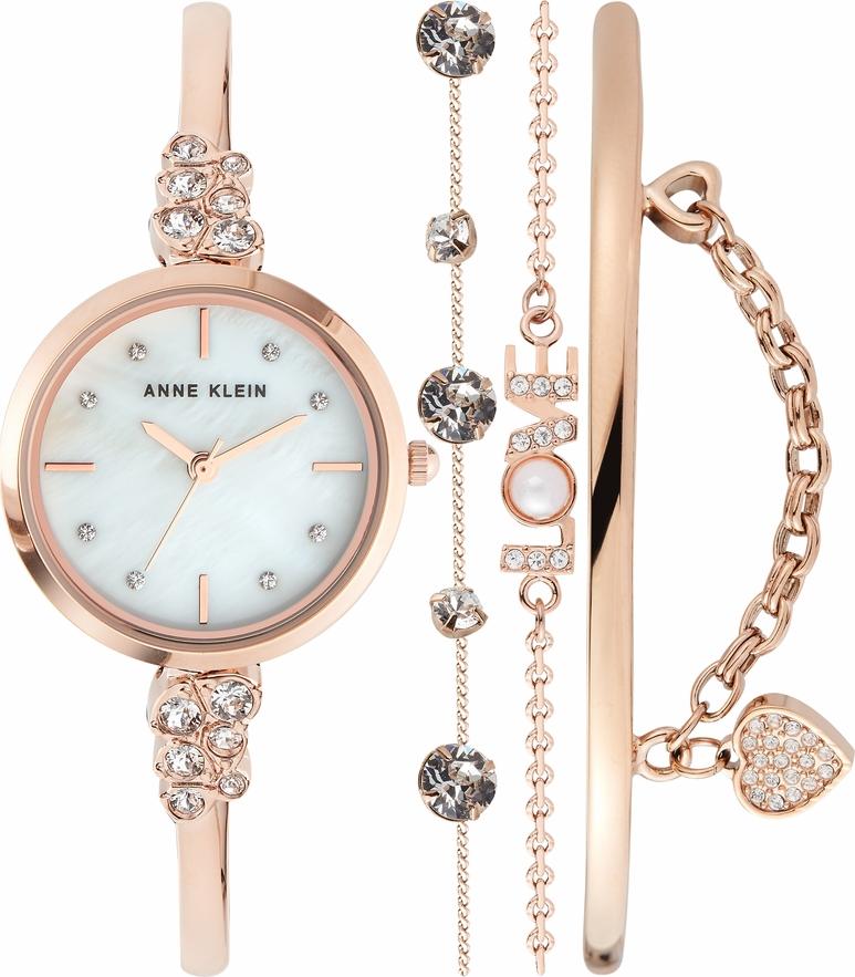 Bộ đồng hồ và vòng tay ANNE KLEIN 3430RGST