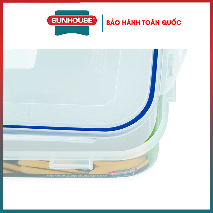 Hộp nhựa đựng thực phẩm ngăn mát SUNHOUSE 440ml 2500ml 4500ml 8700ml nhựa nguyên sinh hàng chính hãng