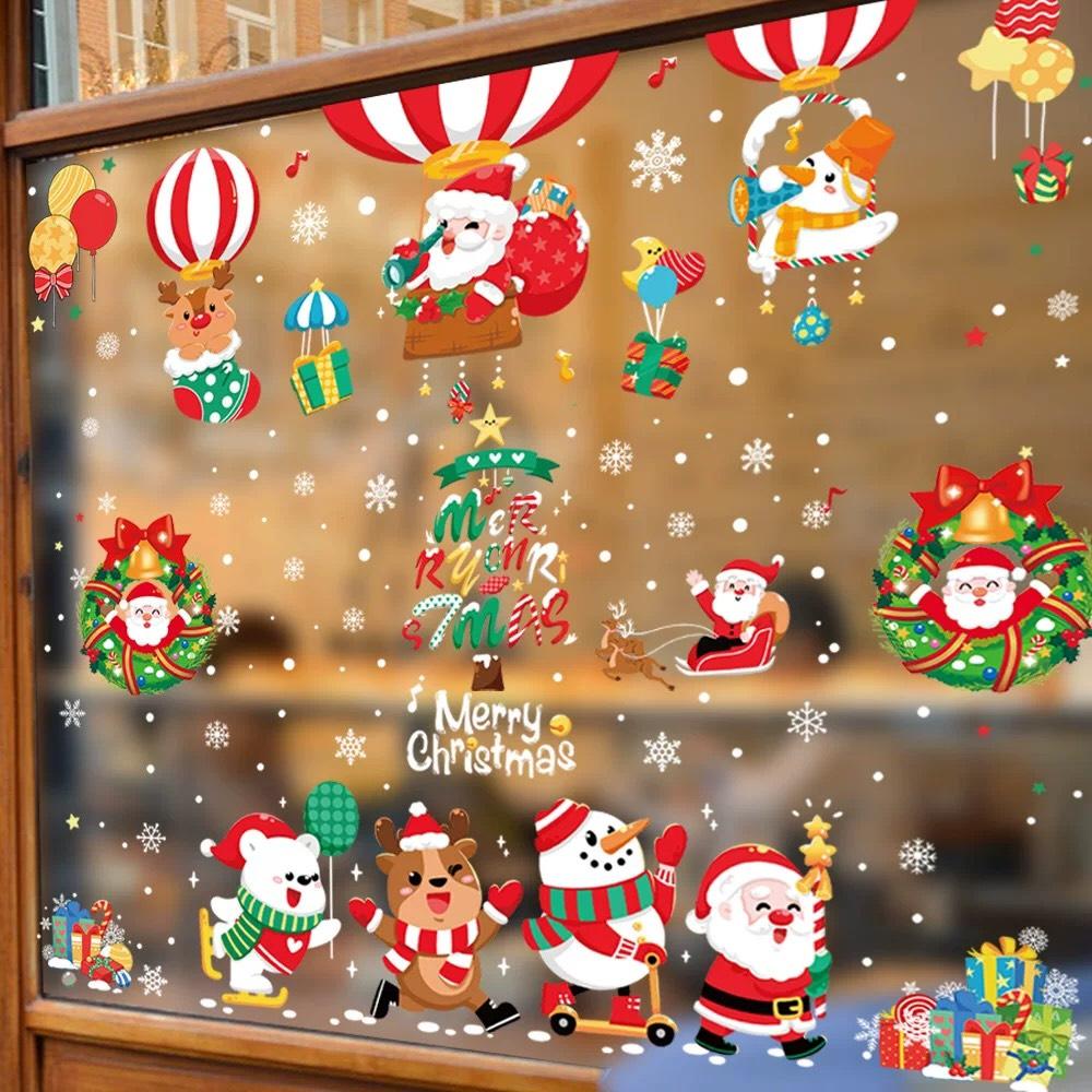 Decal trang trí Noel Hít Tĩnh Điện - Combo Noel đặc sắc nhiều mẫu