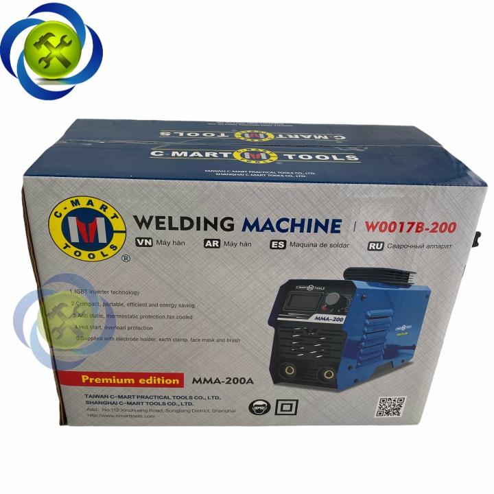 Máy hàn que 200A C-Mart W0017B-200 DC INVERTER