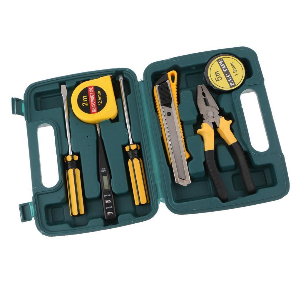 LC8008E Professional Mechanics Tools Kit Home Repair Tool Set With Case