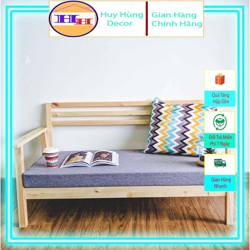 Ghế sofa phòng khách bằng gỗ thông nhập