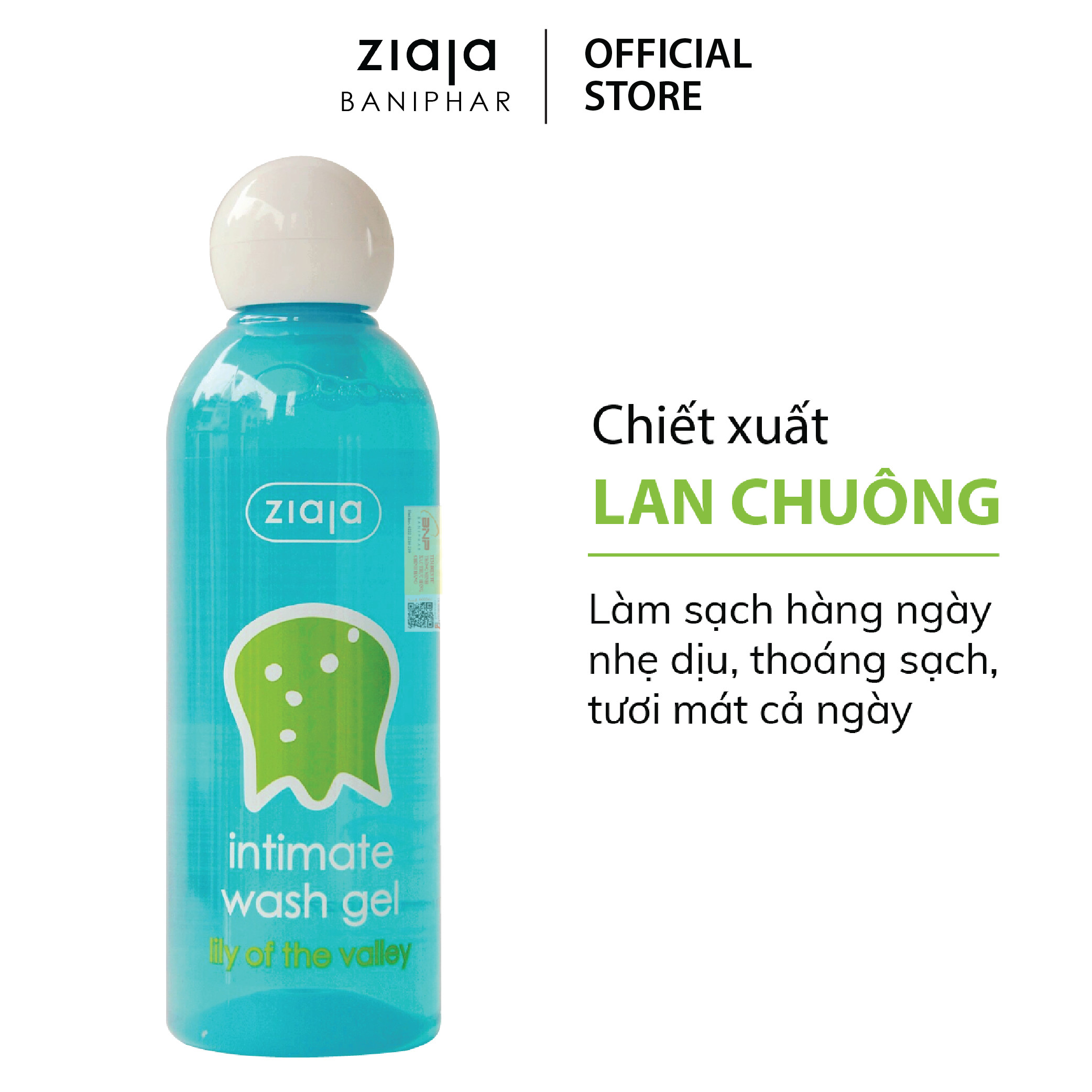 Dung dịch vệ sinh phụ nữ INTIMA Hoa lan chuông 200ml