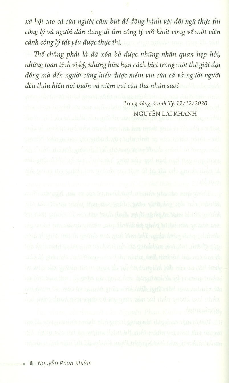 (Tái bản 2023) ĐI TÌM CÔNG LÝ - Nguyễn Phan Khiêm – Liên Việt – NXB Văn Học
