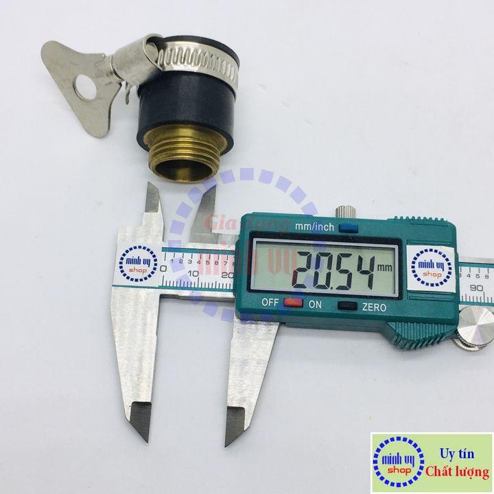 Khớp nối vòi nước đa năng ra ren 21mm (1/2&quot;) - nối fi 14mm- 21mm