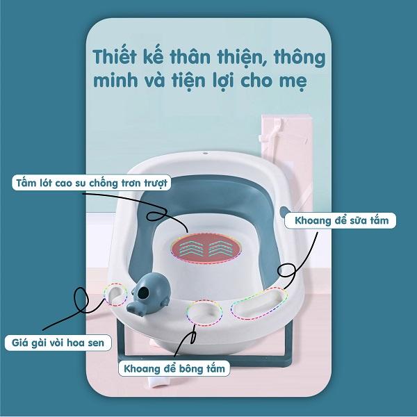 THAU/CHẬU TẮM EM BÉ KÈM PHAO HOLLA