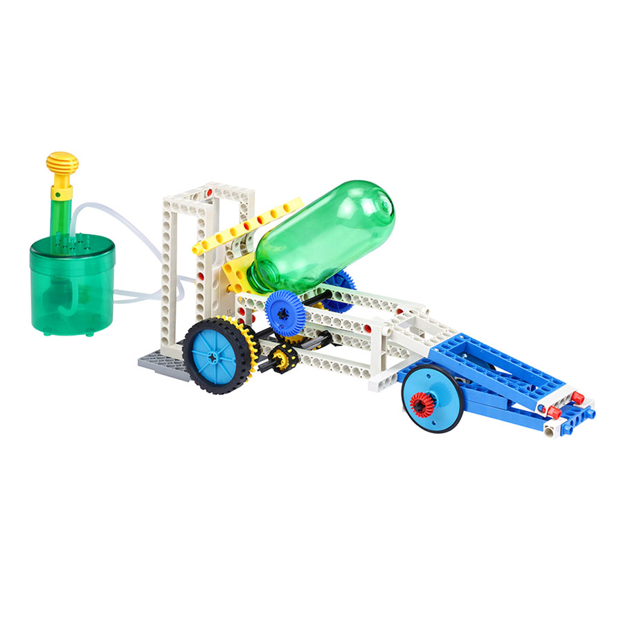 Đồ Chơi Vận Động Gigo Toys - Xe Khí Nén Thủy Lực 7323 (165 Mảnh Ghép)