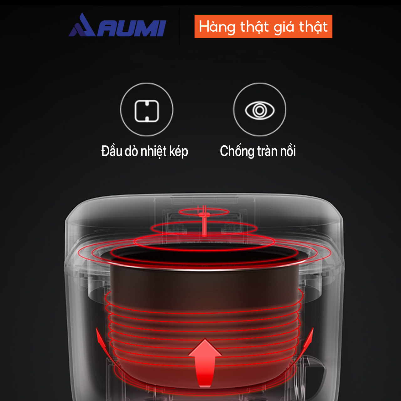Nồi cơm điện thông minh Mijia DFB201CM dung tích 1.6L kết nối wifi - Hàng nhập khẩu
