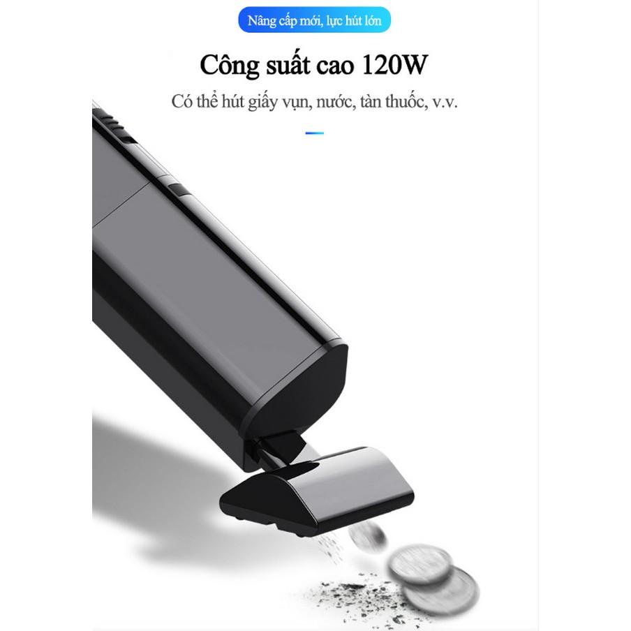 Máy hút bụi xe hơi không dây công suất cao 12V, hút ướt và khô - Home and Garden