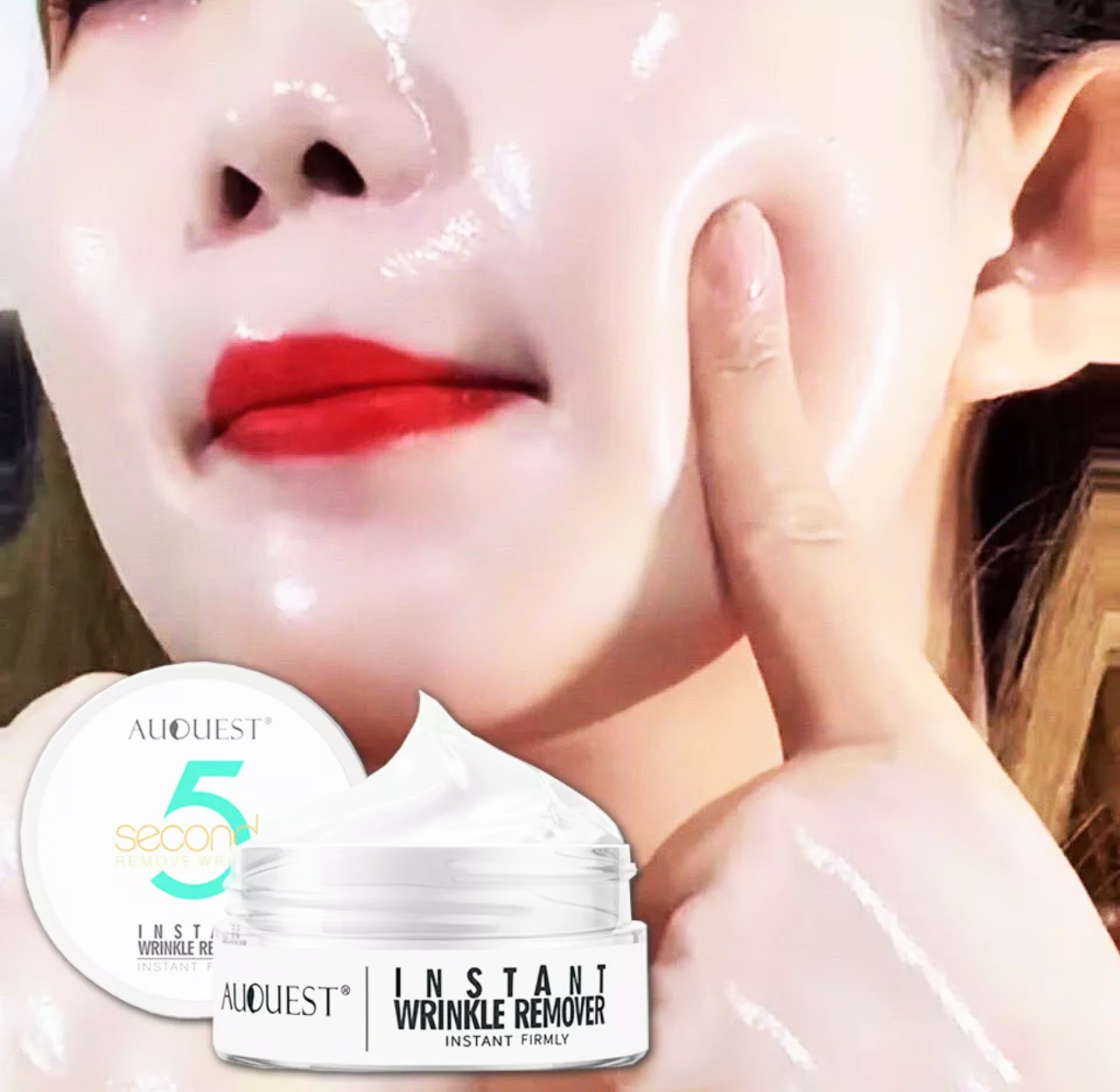 KEM CHỐNG NHĂN 5 GIÂY KEM CHỐNG LÃO HÓA KEM LÀM SĂN CHẮC DƯỠNG ẨM DA LÀM TRẮNG DA MẶT CHO LÀN DA MỊN ĐẸP CAM KẾT HIỆU QUẢ TỐT NHẤT