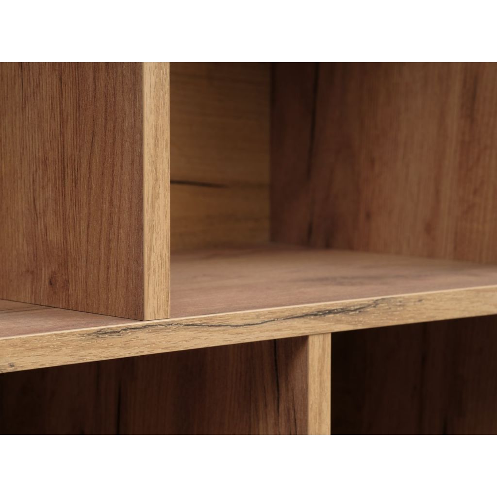Kệ sách 5 tầng | JYSK Mosbjerg | gỗ công nghiệp | màu sồi/trắng | R70xS29xC190cm
