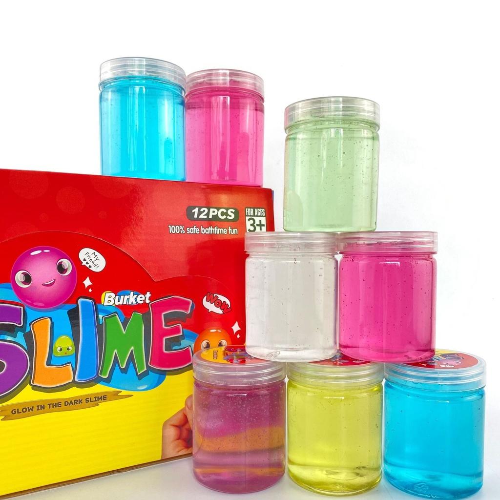 SLIME TRONG hình trụ 6 màu cực đẹp thiết kế độc đáo ấn tượng Đồ chơi Slam Gudetama Squishy