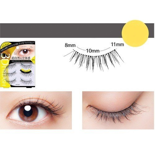 Lông Mi Giả Hiệu Ứng 3D Tự Nhiên Koji 09 Clear Accent, Chùm Mi Xõa Mềm Mại Và Bồng Bềnh , Nhập Khẩu Nhật Bản