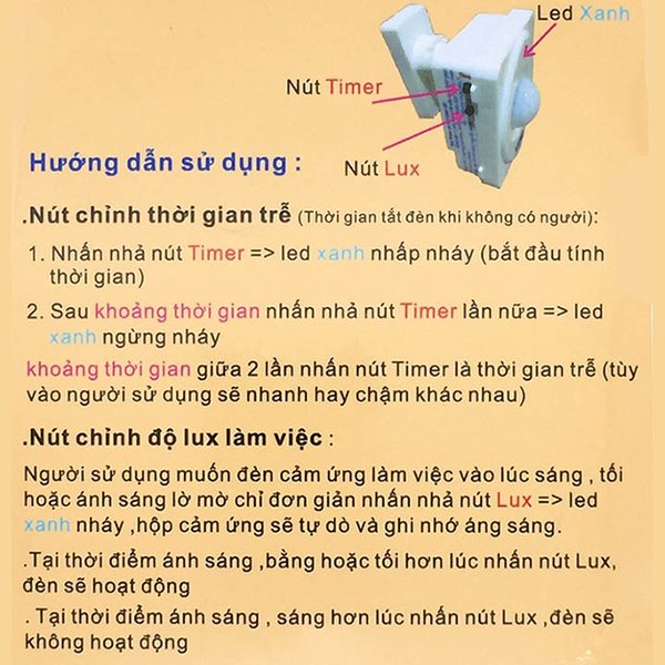 Công tắc cảm biến chuyển động hồng ngoại TPE SL02