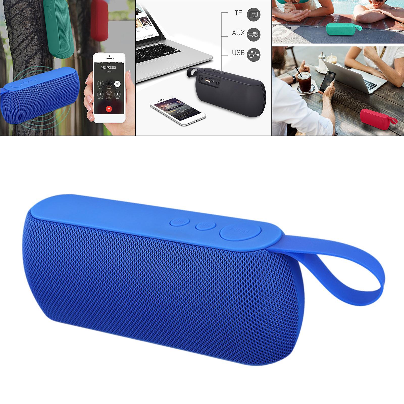 Portable Mini Bluetooth 4.2 Speaker for Home Travel 800mah Pocket Size Blue