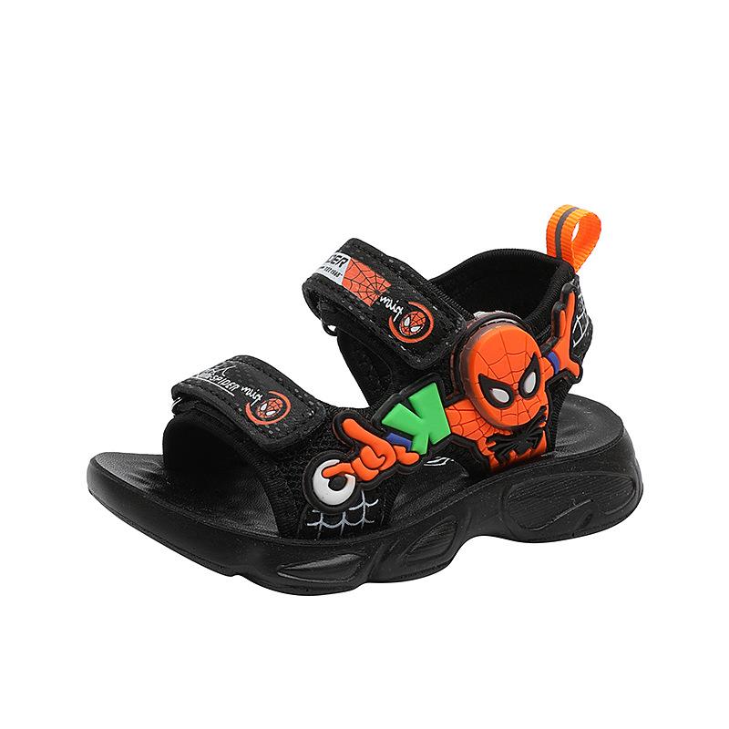Giày Sandal Siêu nhân quai hậu cho bé, giày thể thao siêu nhẹ, êm nhẹ chống trơn có đèn nhấp nháy – GSD9163