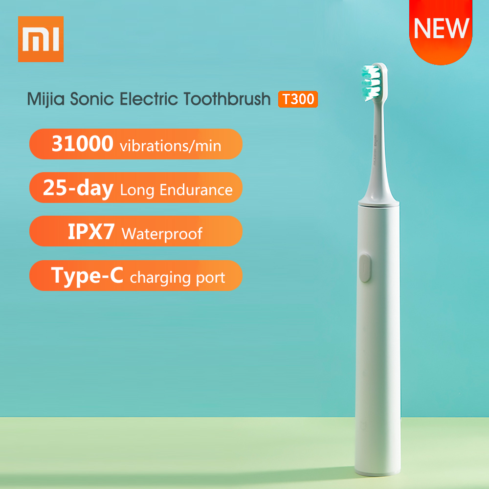 Bàn Chải Đánh Răng Điện Xiaomi Mijia Sonic T300 Usb Bàn Chải Siêu Âm Tốt Cho Nướu