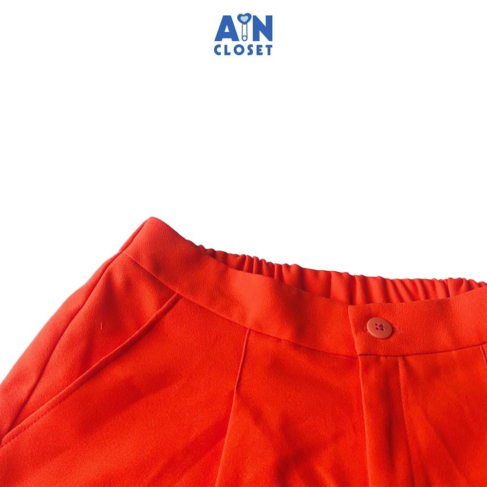 Quần đùi mẹ Cam carrot trơn chéo Hàn - AICDBGZNWCAH - AIN Closet