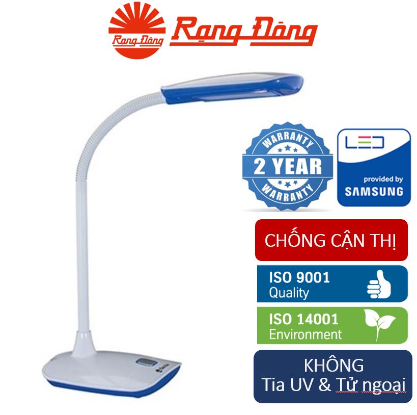Đèn bàn (đèn học chống cận) LED Rạng Đông, Chống cận thị - Ánh sáng Trắng