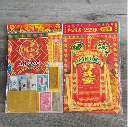 Bộ giấy cúng Tảo mộ Ông, Bà thờ cúng