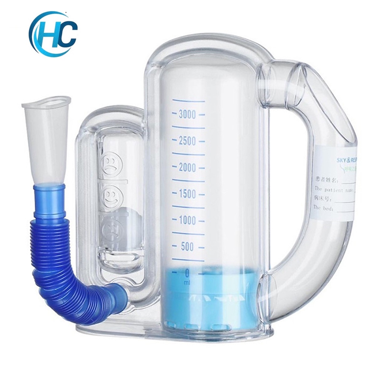 Dụng Cụ Tập Thở Biohealth - Dùng để luyện tập độ sâu của hơi thở.