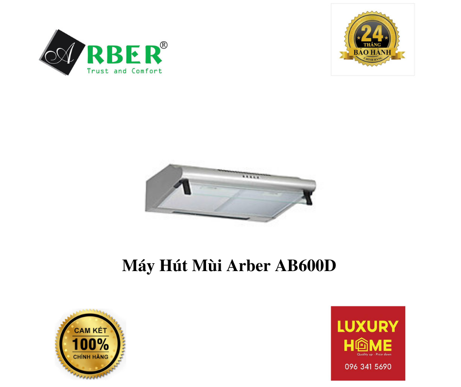 Máy Hút Mùi Arber AB600D - Hàng Chính Hãng