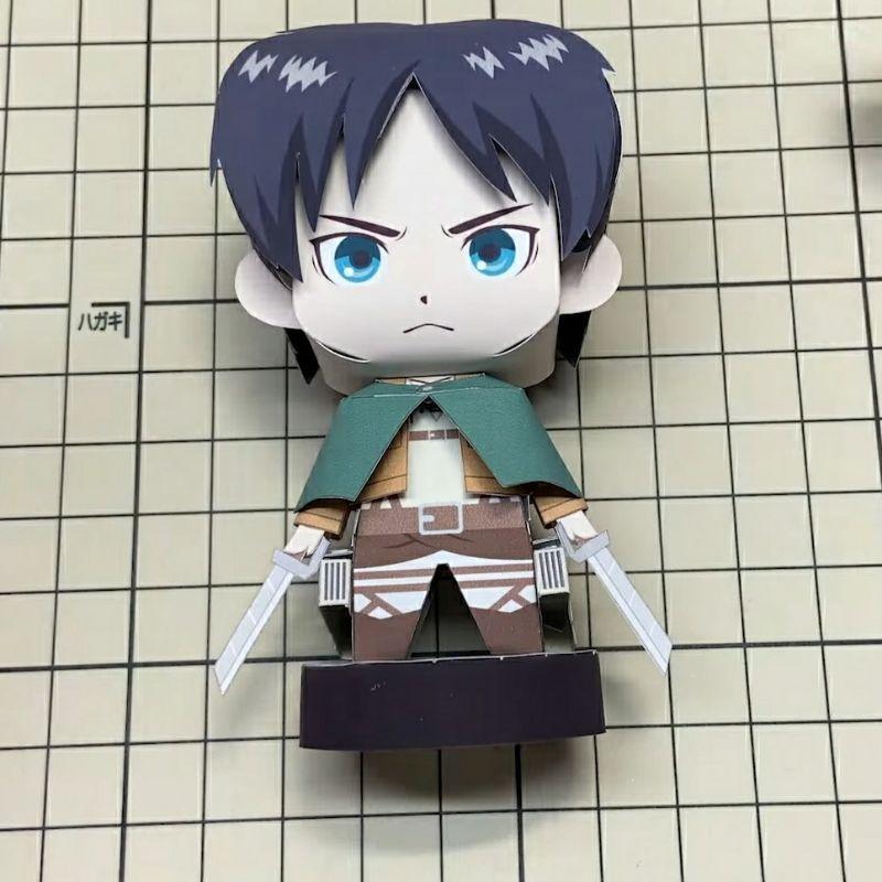 Mô hình giấy anime chibi Eren Yeager