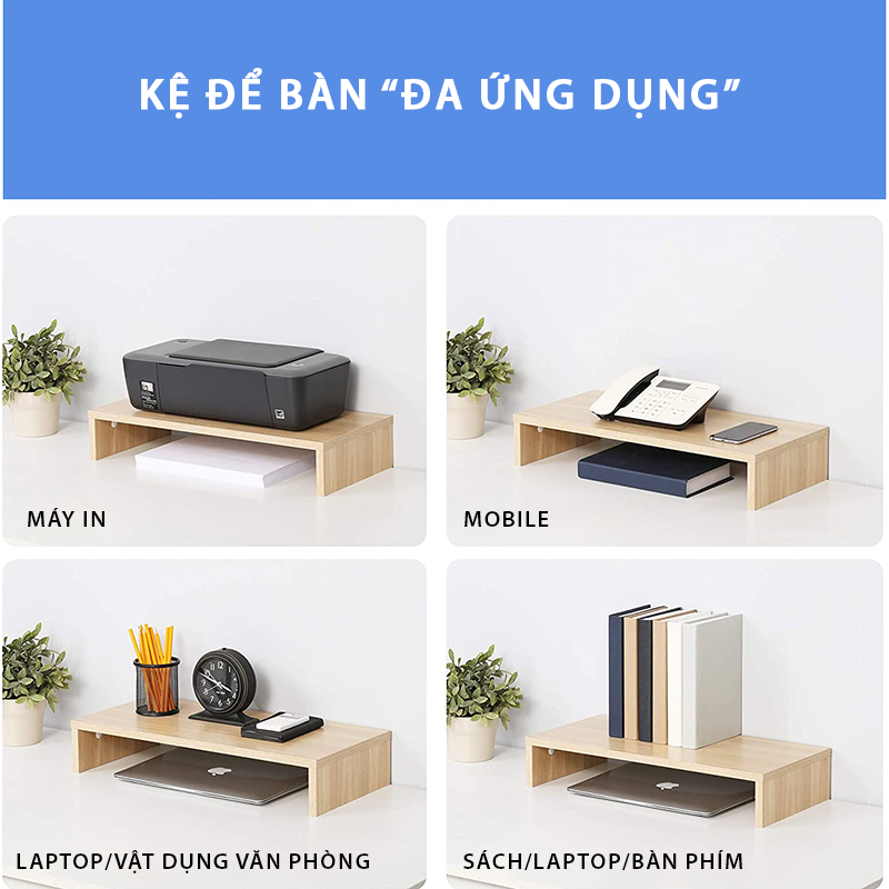 Kệ Màn Hình Để Bàn Làm Việc Đơn Giản SIB Decor